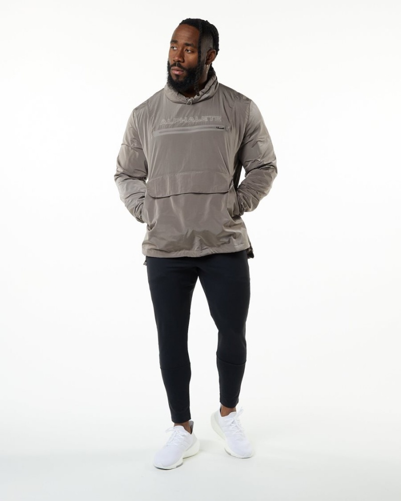 Alphalete Endure Pullover Jakker Herre Brune | GBMTUJ-892