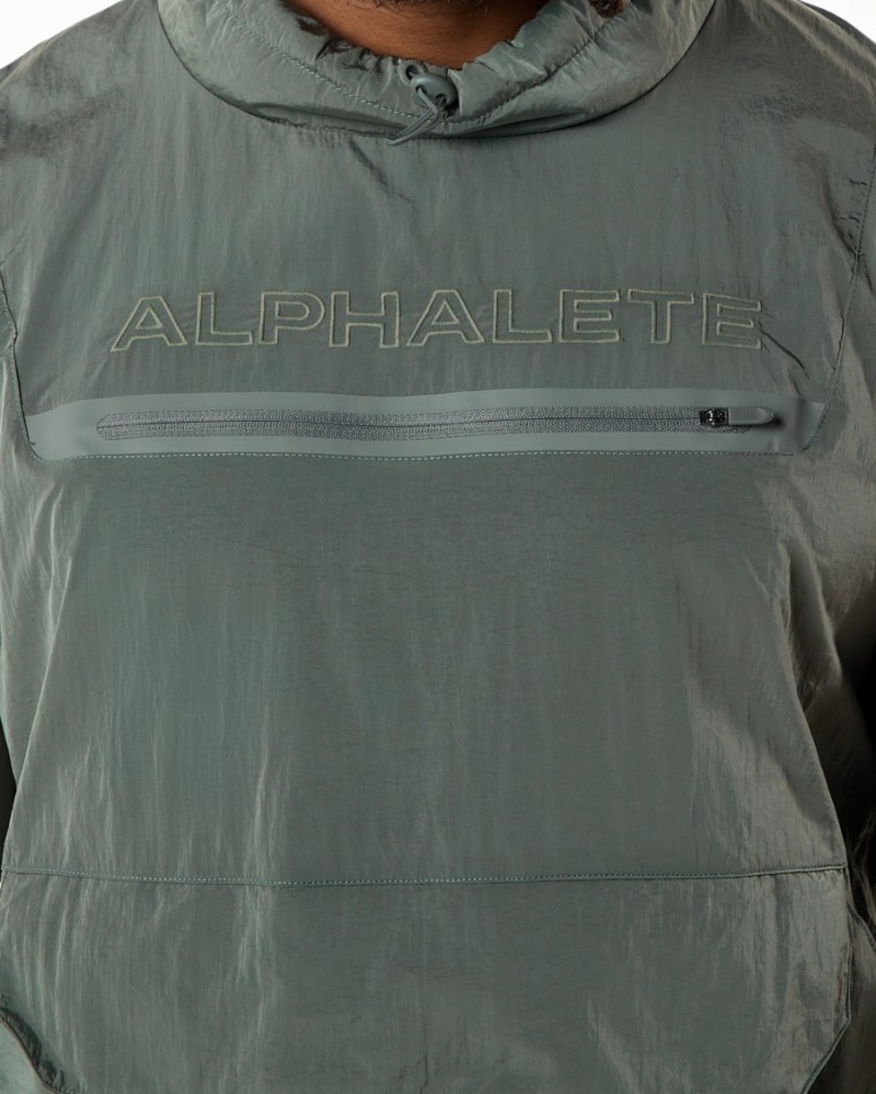 Alphalete Endure Pullover Jakker Herre Charcoal | QIUSAN-958