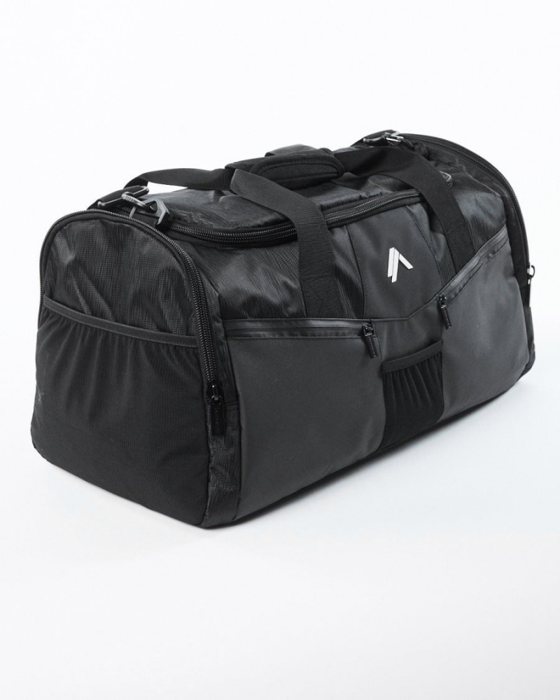 Alphalete Essential Duffel Bag Accessories Dame Svarte | PGNIFQ-678