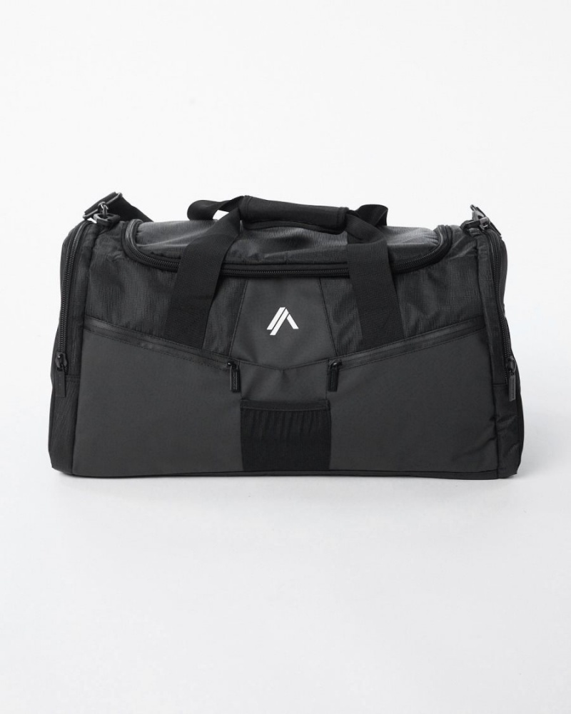 Alphalete Essential Duffel Bag Accessories Dame Svarte | PGNIFQ-678