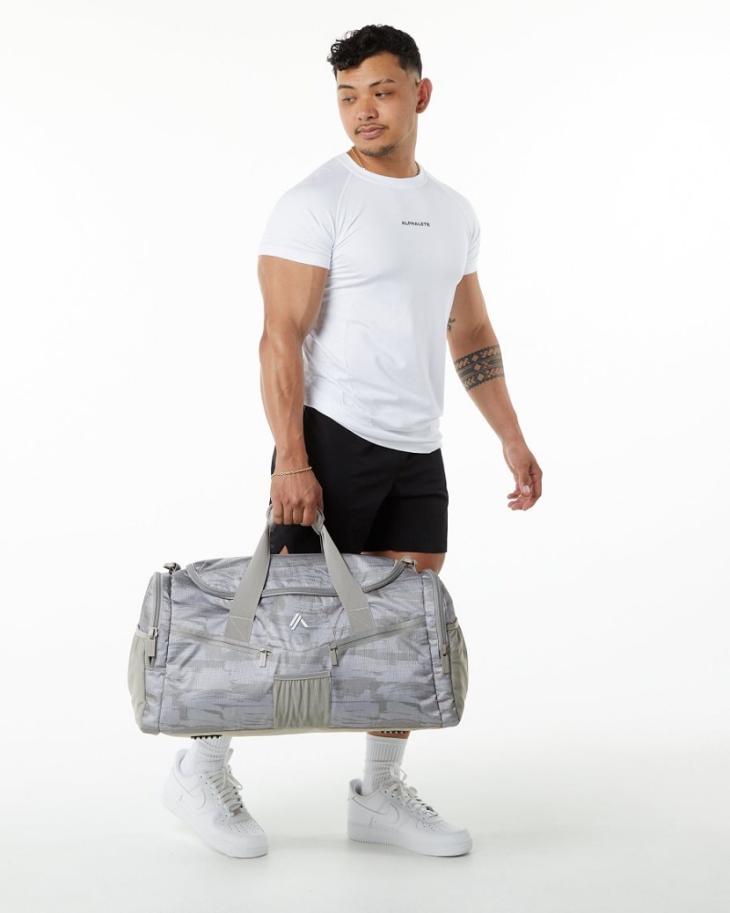 Alphalete Essential Duffel Bag Accessories Herre Camouflage | UIKWYF-140