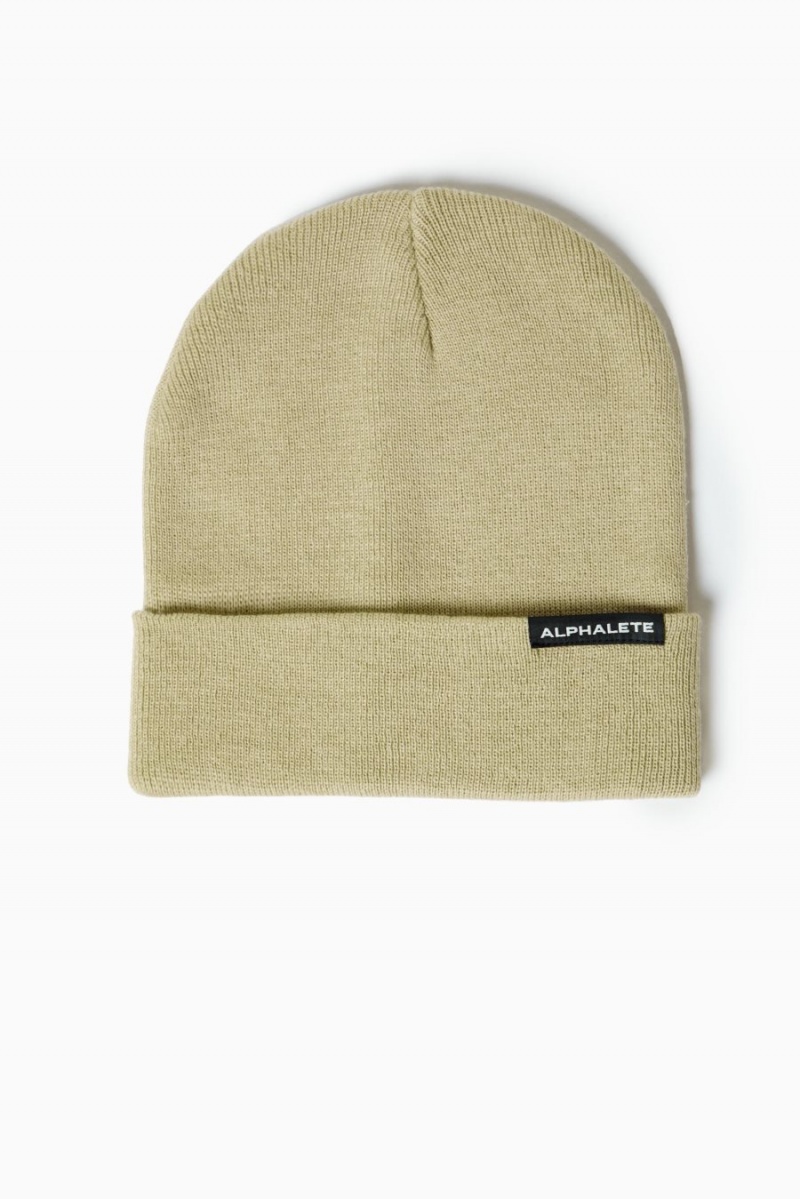 Alphalete Essential Foldover Beanie Accessories Dame String | AVCLWT-431