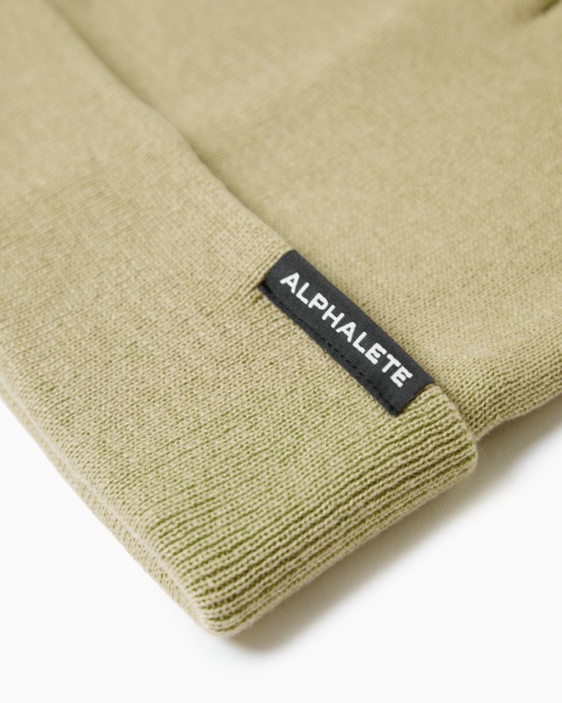 Alphalete Essential Foldover Beanie Accessories Dame String | AVCLWT-431