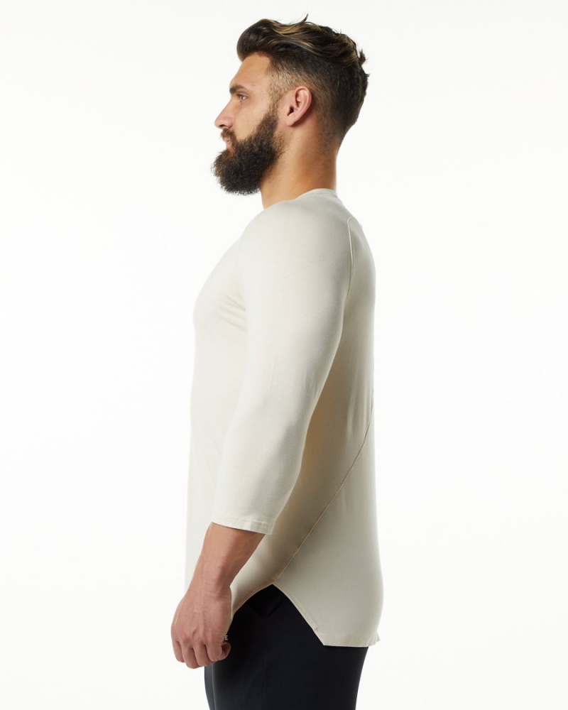 Alphalete Evo 3/4 Sleeve Tee Skjorte Herre Sahara | GWTZXJ-329