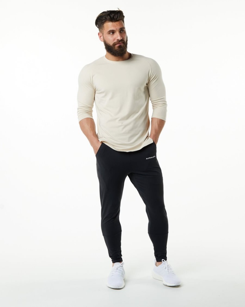 Alphalete Evo 3/4 Sleeve Tee Skjorte Herre Sahara | GWTZXJ-329