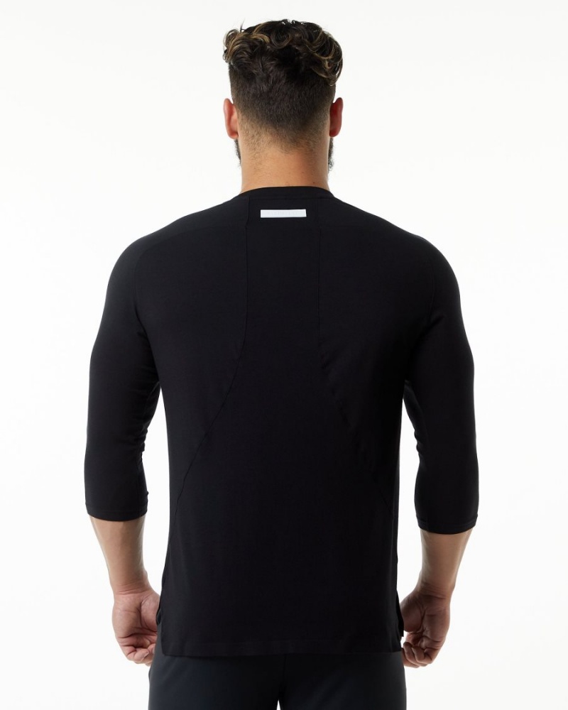 Alphalete Evo 3/4 Sleeve Tee Skjorte Herre Svarte | TUJECG-651