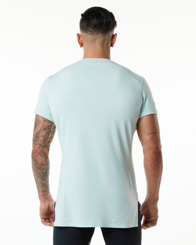 Alphalete Evo Pocket Tee Skjorte Herre Blå | CIPRYT-513