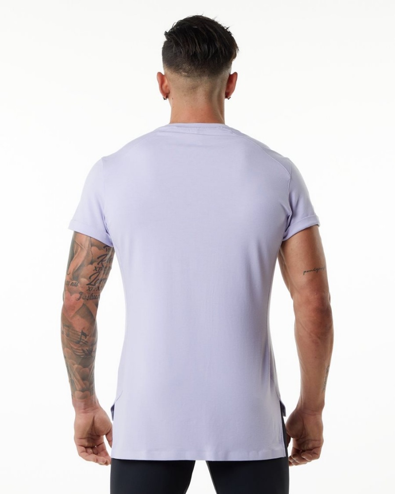 Alphalete Evo Pocket Tee Skjorte Herre Lilac Haze | NDTZMH-679