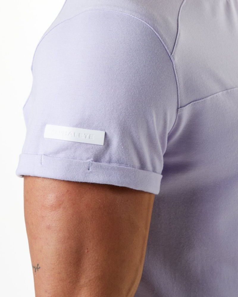 Alphalete Evo Pocket Tee Skjorte Herre Lilac Haze | NDTZMH-679