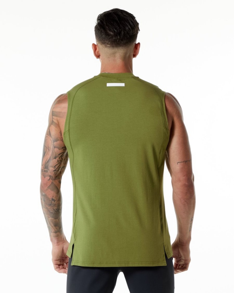 Alphalete Evo Tank Singlet Herre Grønn | TKFGBQ-624