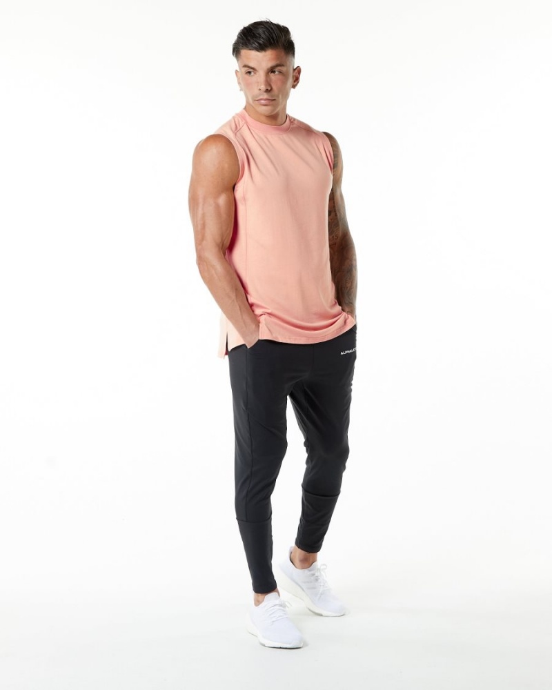 Alphalete Evo Tank Singlet Herre Korall | BDCMER-025