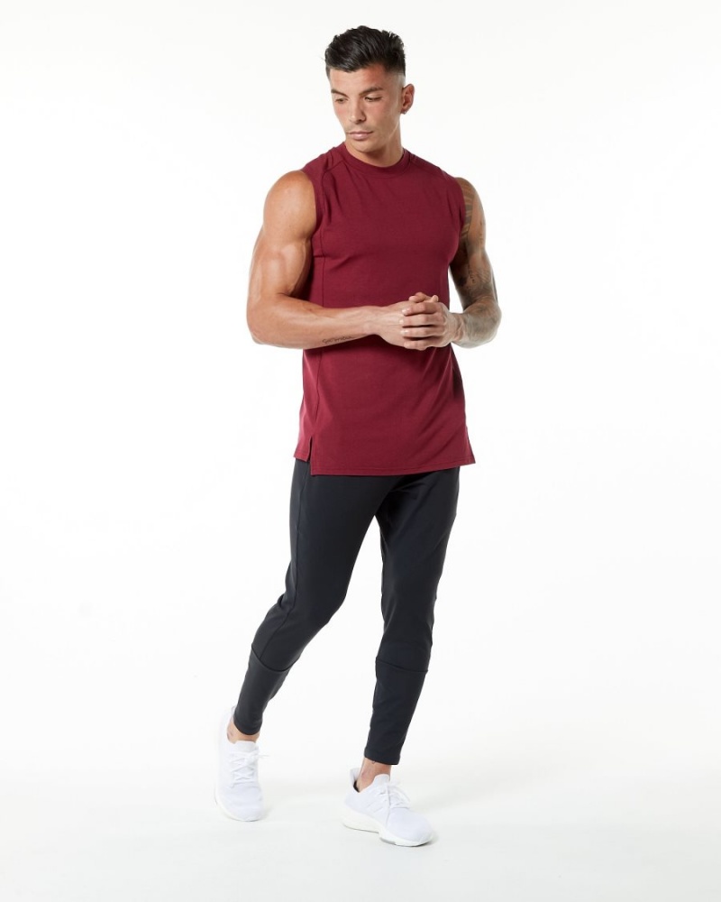 Alphalete Evo Tank Singlet Herre Rød | HDBARY-715