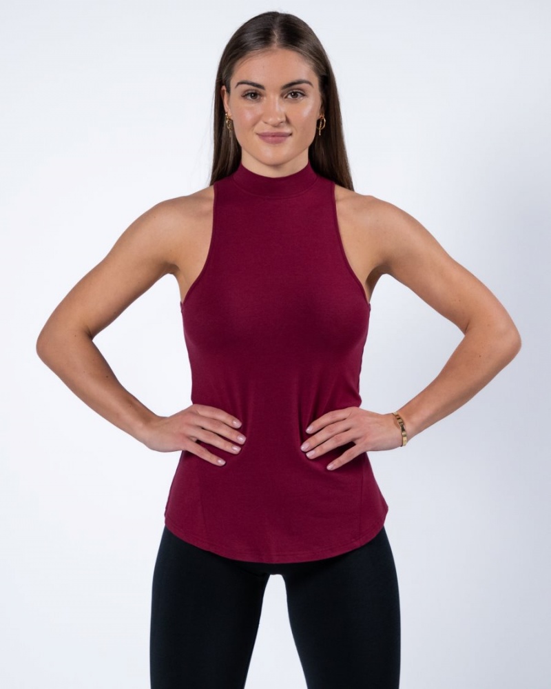 Alphalete Evo Tank Tank Top Dame Rød | GSNFYZ-901