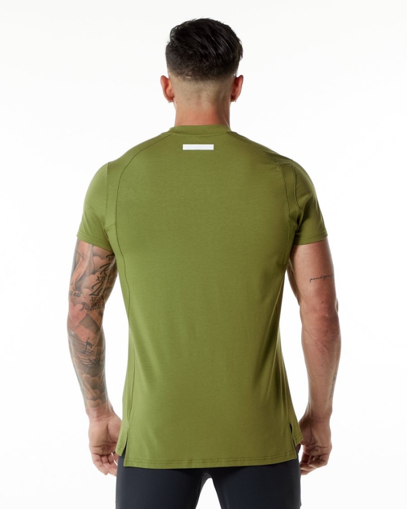 Alphalete Evo Tee Skjorte Herre Grønn | ZLFOSE-894