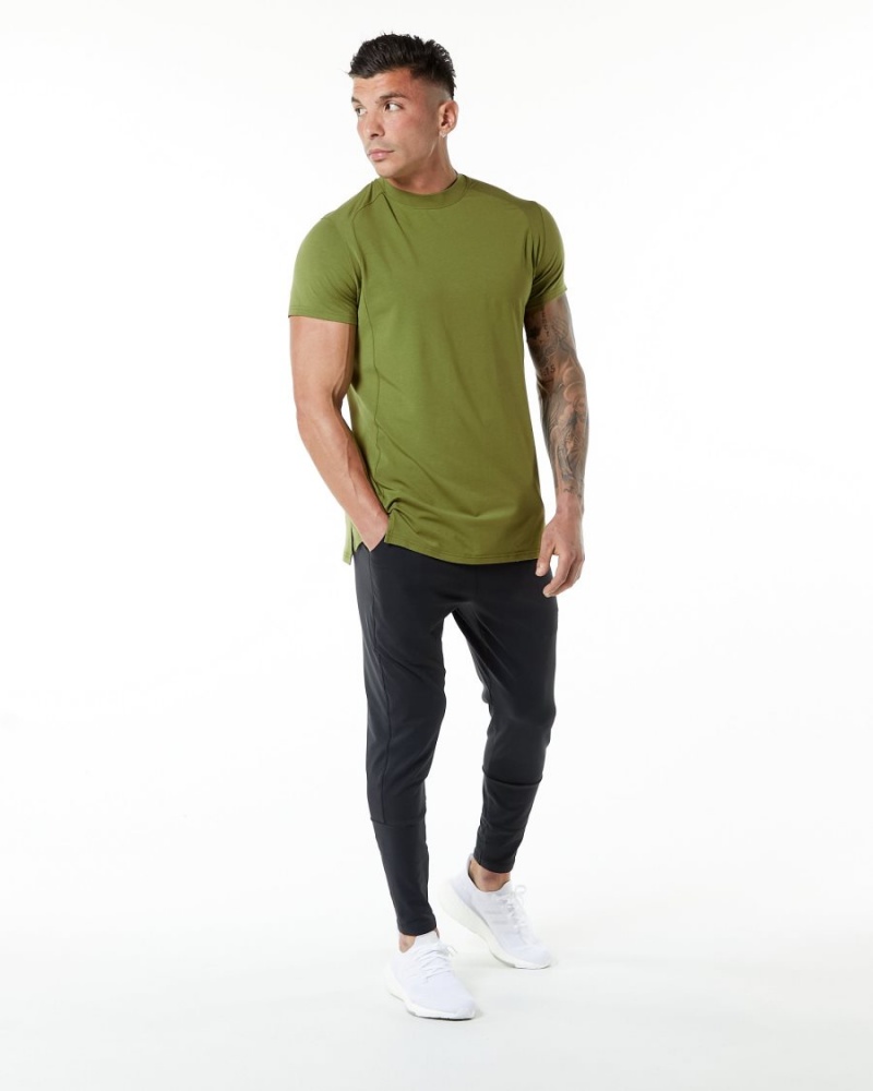 Alphalete Evo Tee Skjorte Herre Grønn | ZLFOSE-894