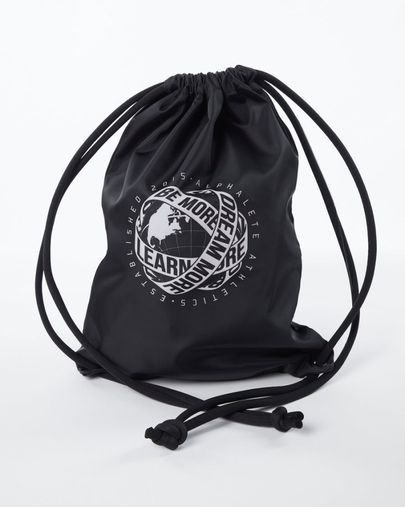 Alphalete Global Impact Bag Accessories Herre Svarte | LIDVHX-401