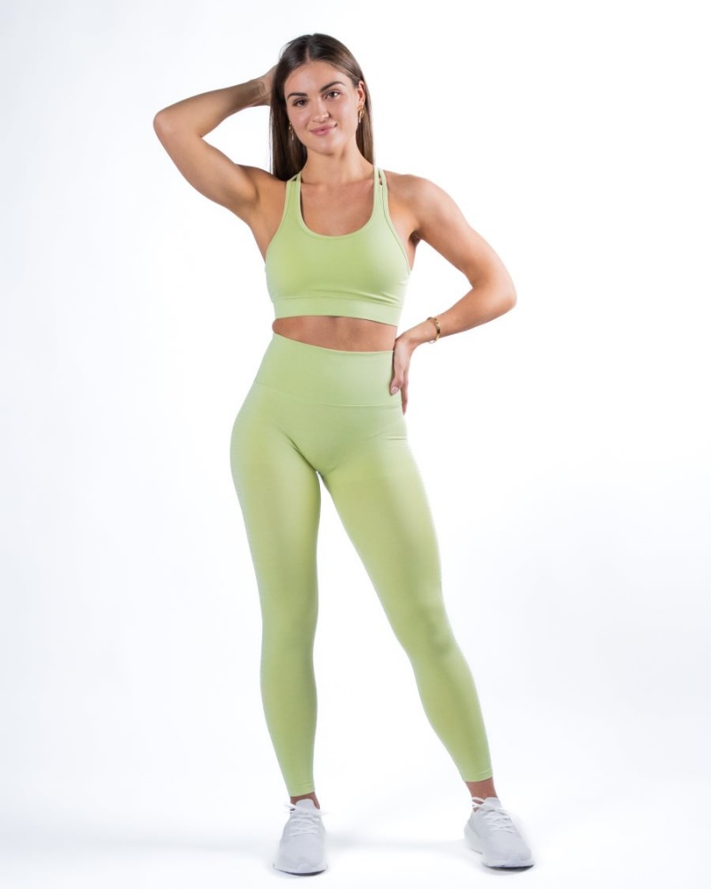 Alphalete Halo Legging Leggings Dame Frozen Spring | UMQZPT-587