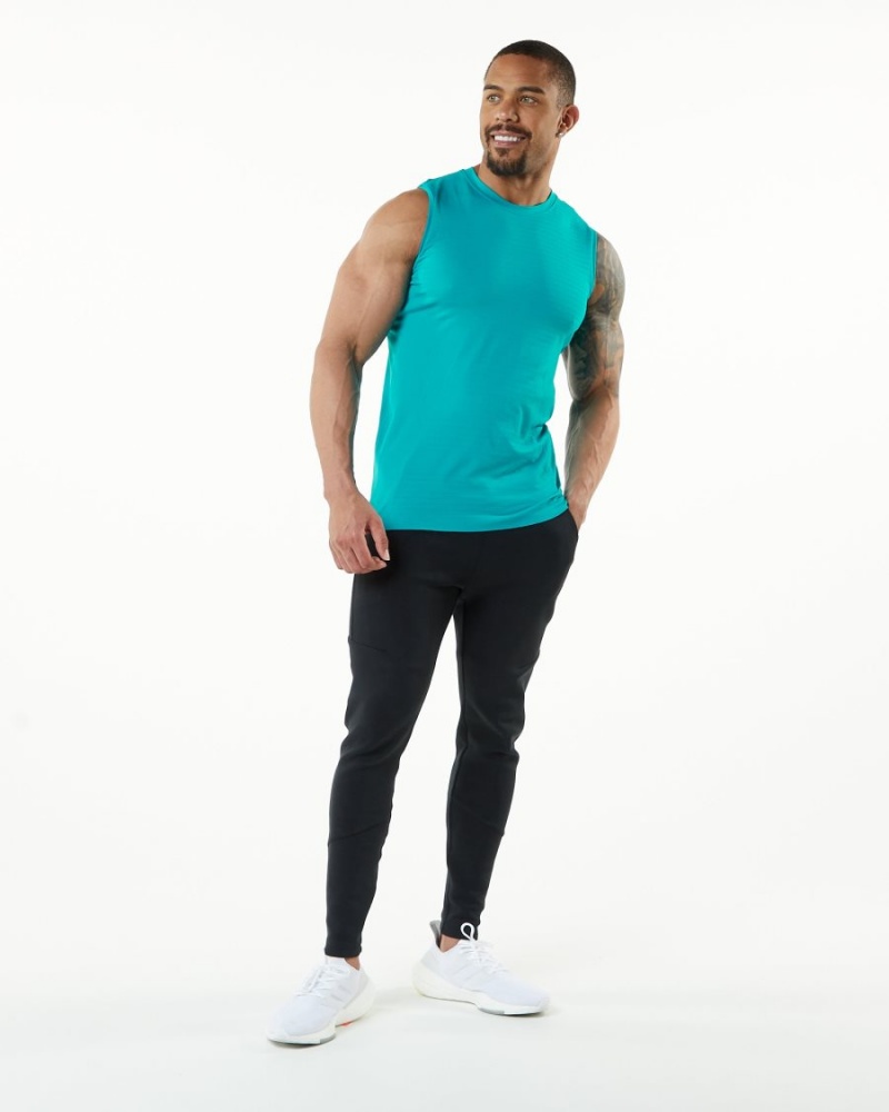 Alphalete Hero Tank Singlet Herre Ocean | AGJNDR-209