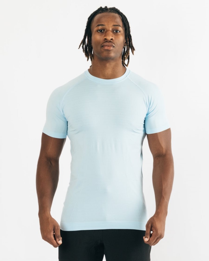 Alphalete Hero Tee Skjorte Herre Blå | RNWSUP-632