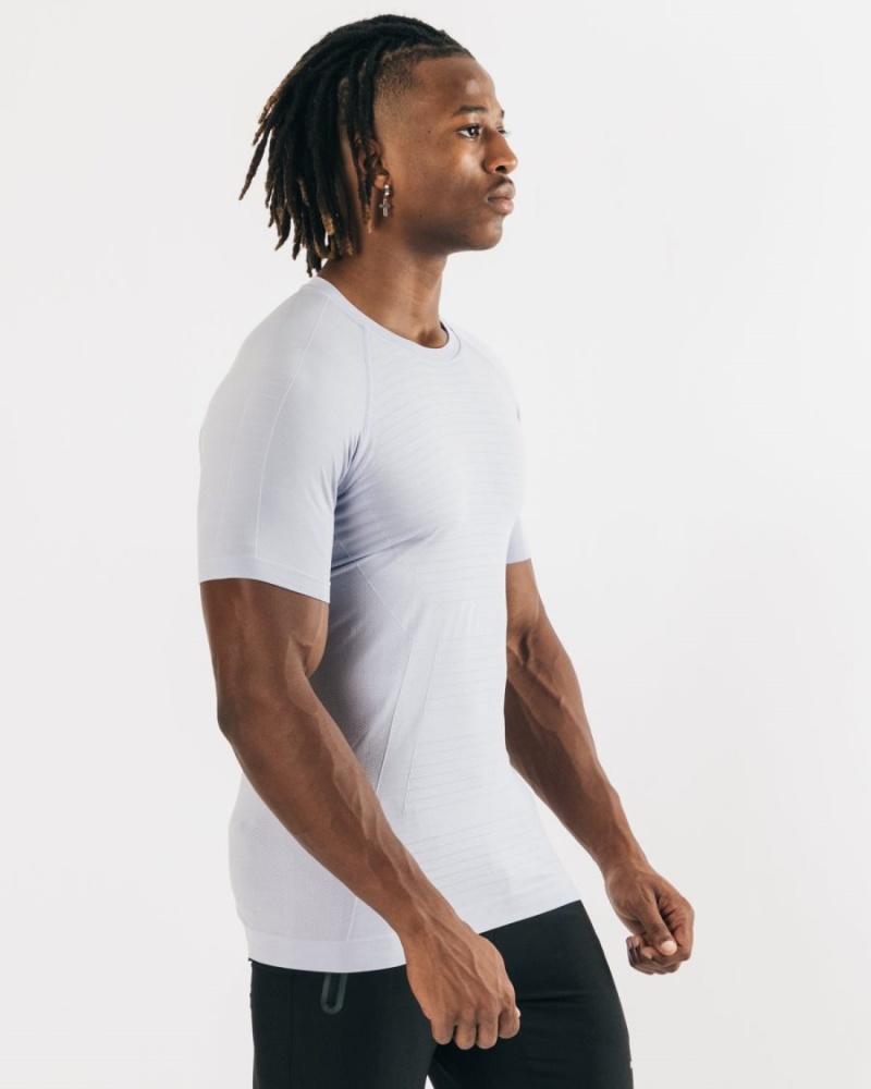 Alphalete Hero Tee Skjorte Herre Lyse Lilla | QDFHEL-526