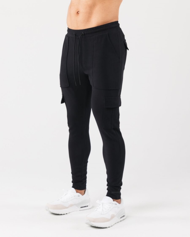 Alphalete Identity Cargo Joggebukser Herre Svarte | MOLKJI-025