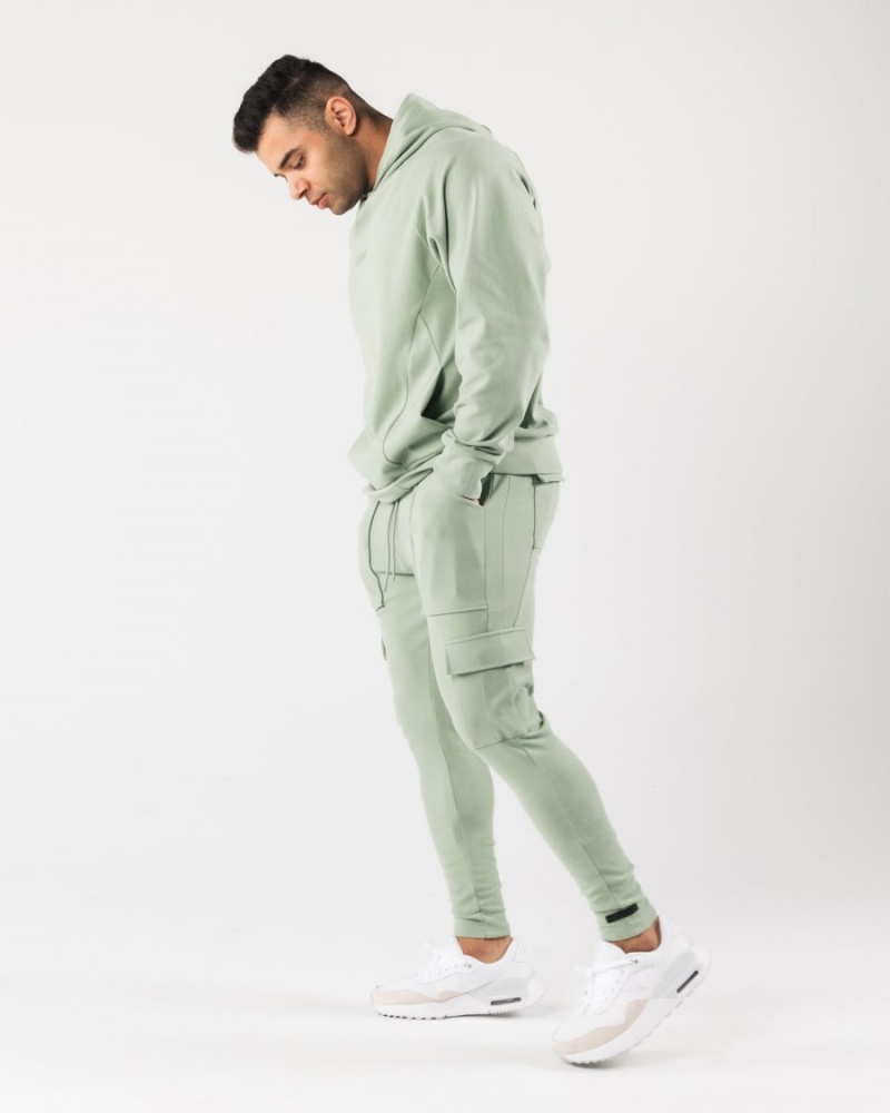 Alphalete Identity Cargo Joggebukser Herre Sage | YXULVB-426