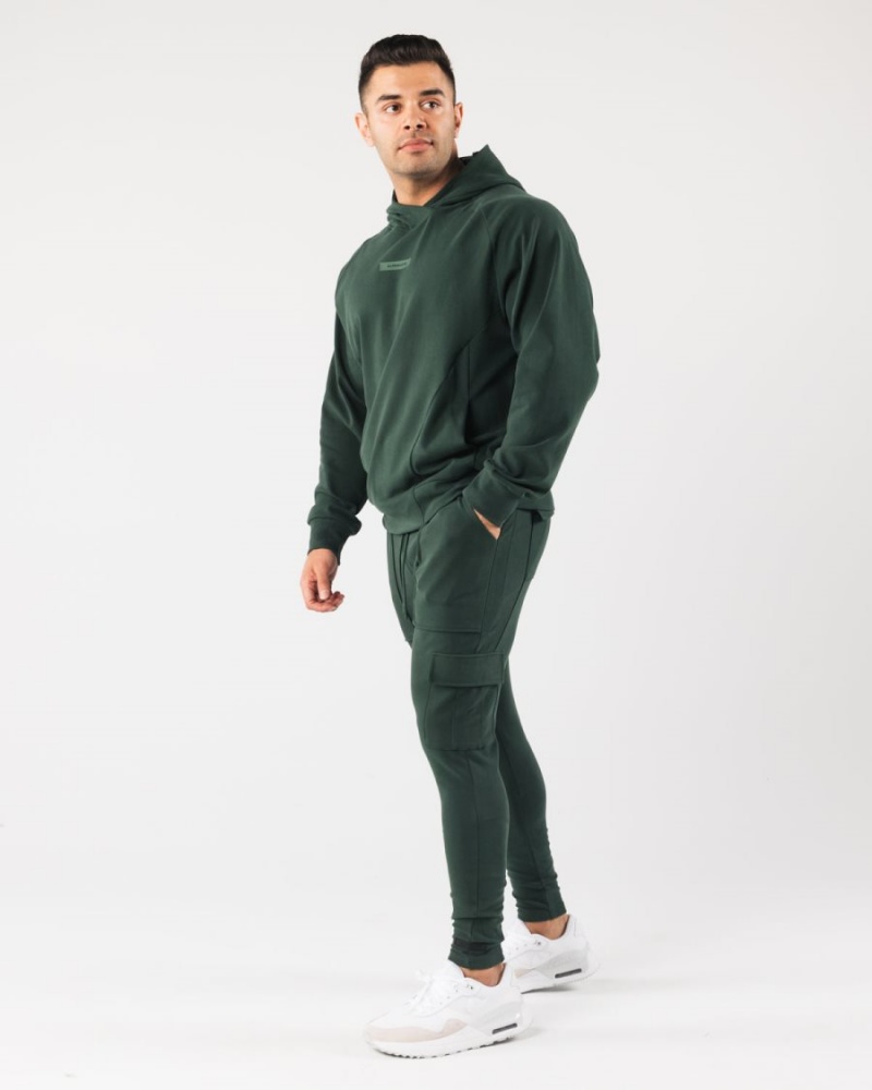 Alphalete Identity Cargo Joggebukser Herre Evergreen | AHYZJS-590