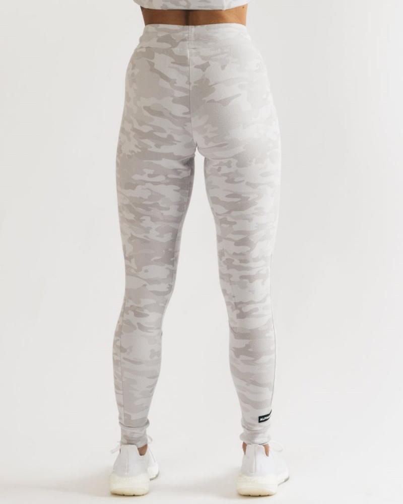 Alphalete Identity Jogger Joggebukser Dame Sølv Camouflage | VSTGFD-509