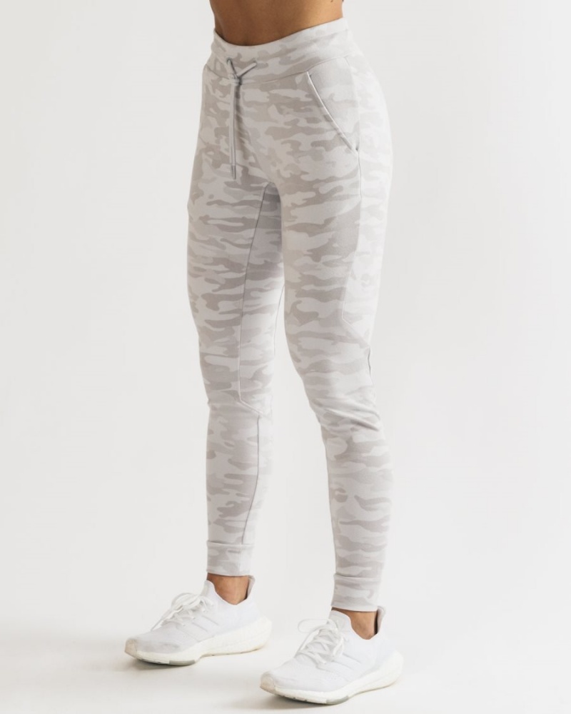 Alphalete Identity Jogger Joggebukser Dame Sølv Camouflage | VSTGFD-509