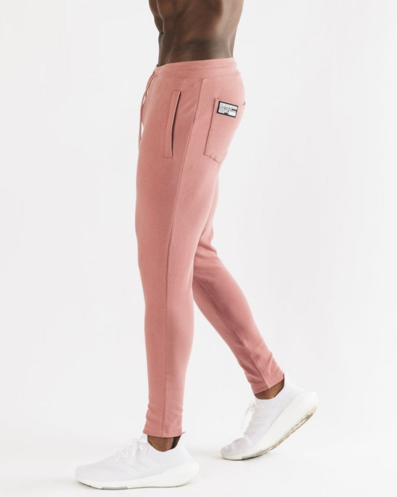 Alphalete Identity Jogger Joggebukser Herre Cranberry Ice | ZEDTYB-278