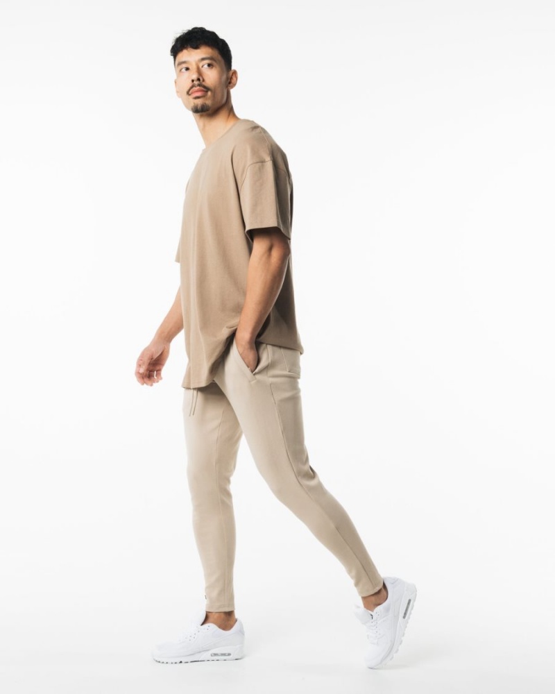 Alphalete Identity Jogger Joggebukser Herre Linen | EOUPIF-897