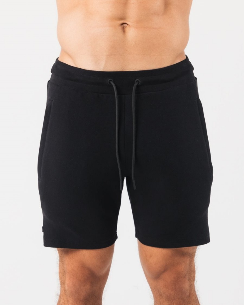 Alphalete Identity Kort 6” Shorts Herre Svarte | HUQTFC-260