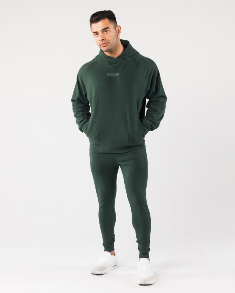 Alphalete Identity Pro Hoodie Hettegenser Herre Evergreen | JQINFL-469