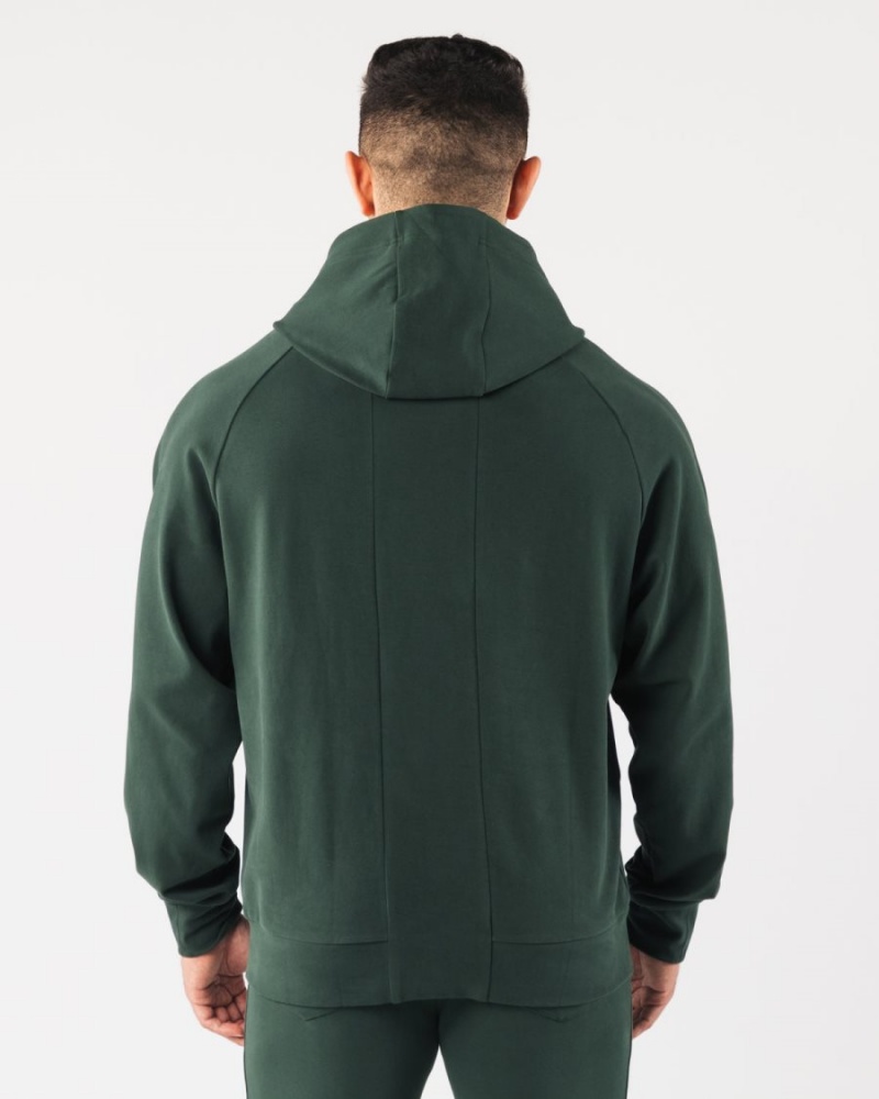 Alphalete Identity Pro Hoodie Hettegenser Herre Evergreen | JQINFL-469