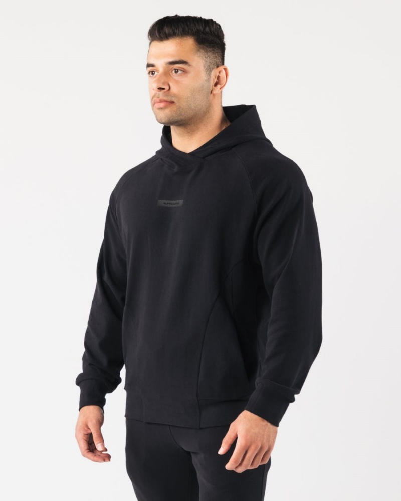 Alphalete Identity Pro Hoodie Hettegenser Herre Svarte | HASGKJ-306