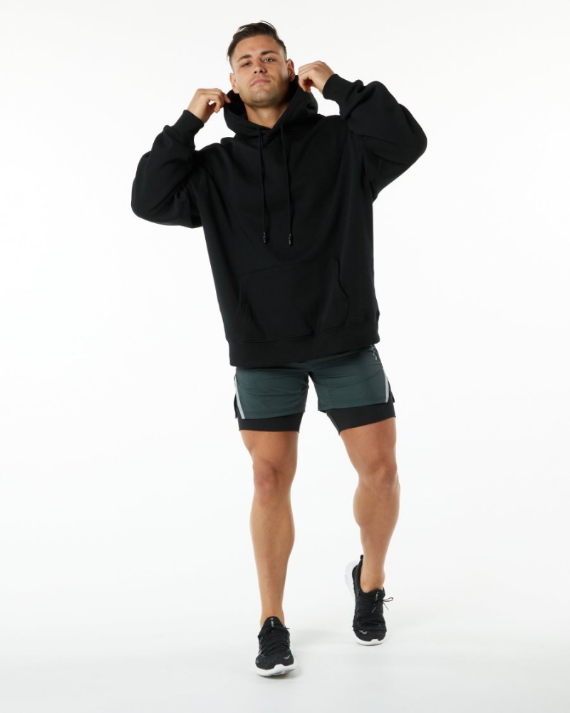 Alphalete Infinity Speed Kort 5.5" Shorts Herre Grønn | XHDUFJ-378