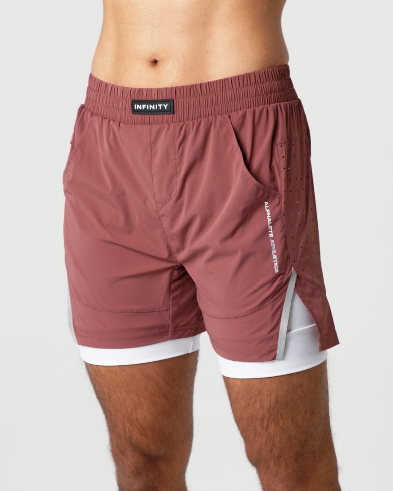 Alphalete Infinity Speed Kort 5.5" Shorts Herre Autumn | VWIHAS-396