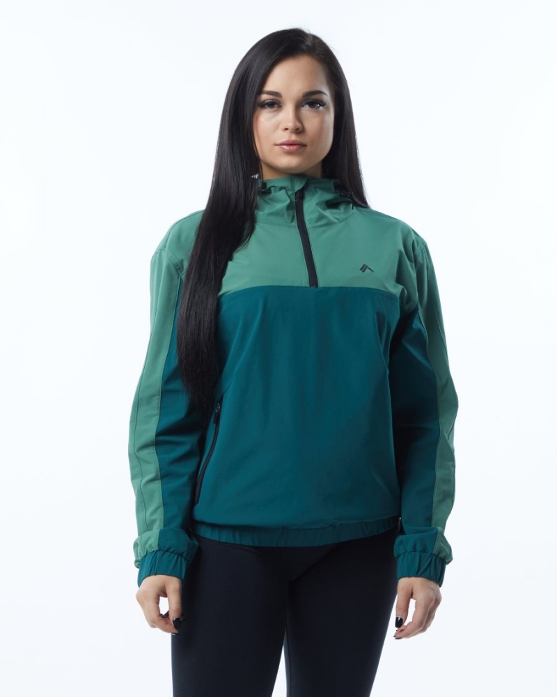 Alphalete Infinity Tech Jacket Jakker Dame Grønn | TGWYLU-690