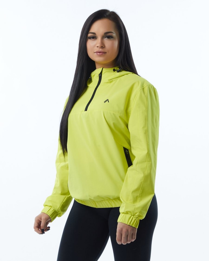 Alphalete Infinity Tech Jacket Jakker Dame Citrus Slice | VNBTEK-249