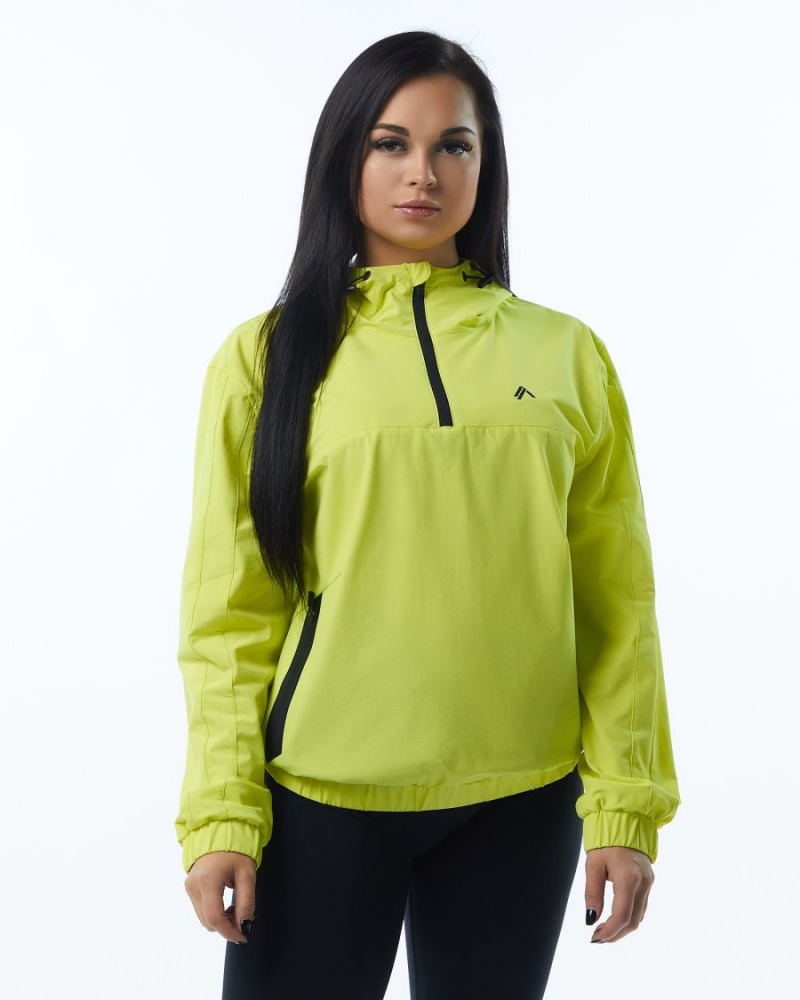 Alphalete Infinity Tech Jacket Jakker Dame Citrus Slice | VNBTEK-249