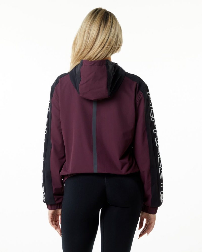 Alphalete Infinity Tech Jacket Jakker Dame Mørke | BTRVPO-516