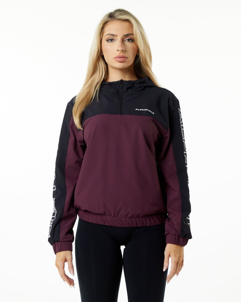 Alphalete Infinity Tech Jacket Jakker Dame Mørke | BTRVPO-516