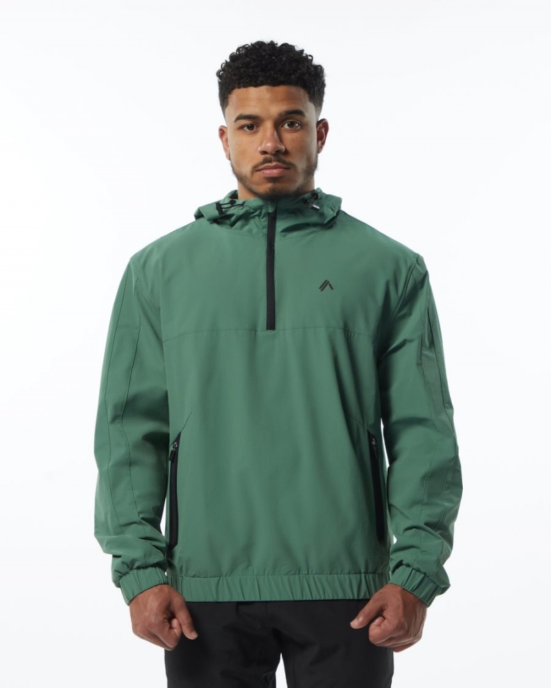 Alphalete Infinity Tech Jacket Jakker Herre Grønn | HMEIPC-173