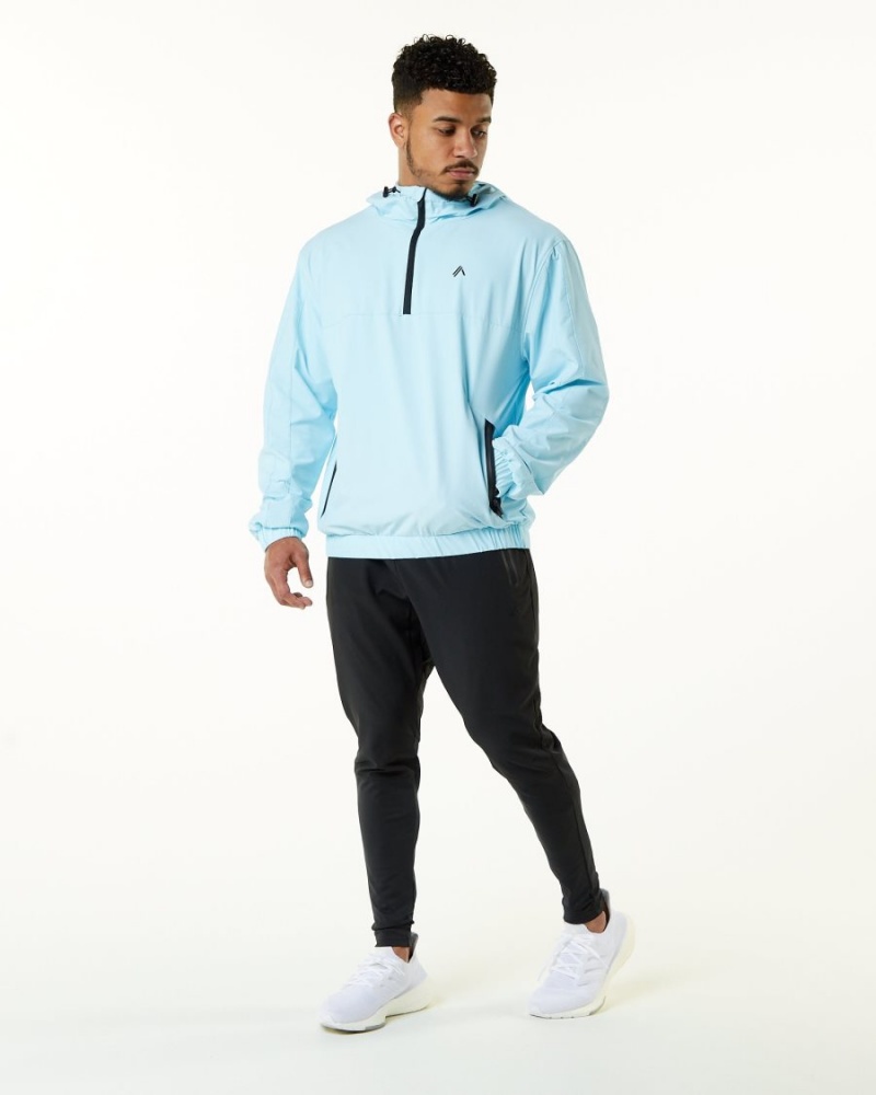 Alphalete Infinity Tech Jacket Jakker Herre Blå | BILFQR-875