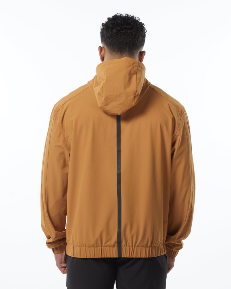 Alphalete Infinity Tech Jacket Jakker Herre Chestnut | NURKIJ-256