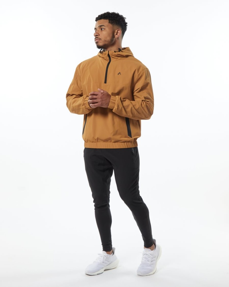 Alphalete Infinity Tech Jacket Jakker Herre Chestnut | NURKIJ-256