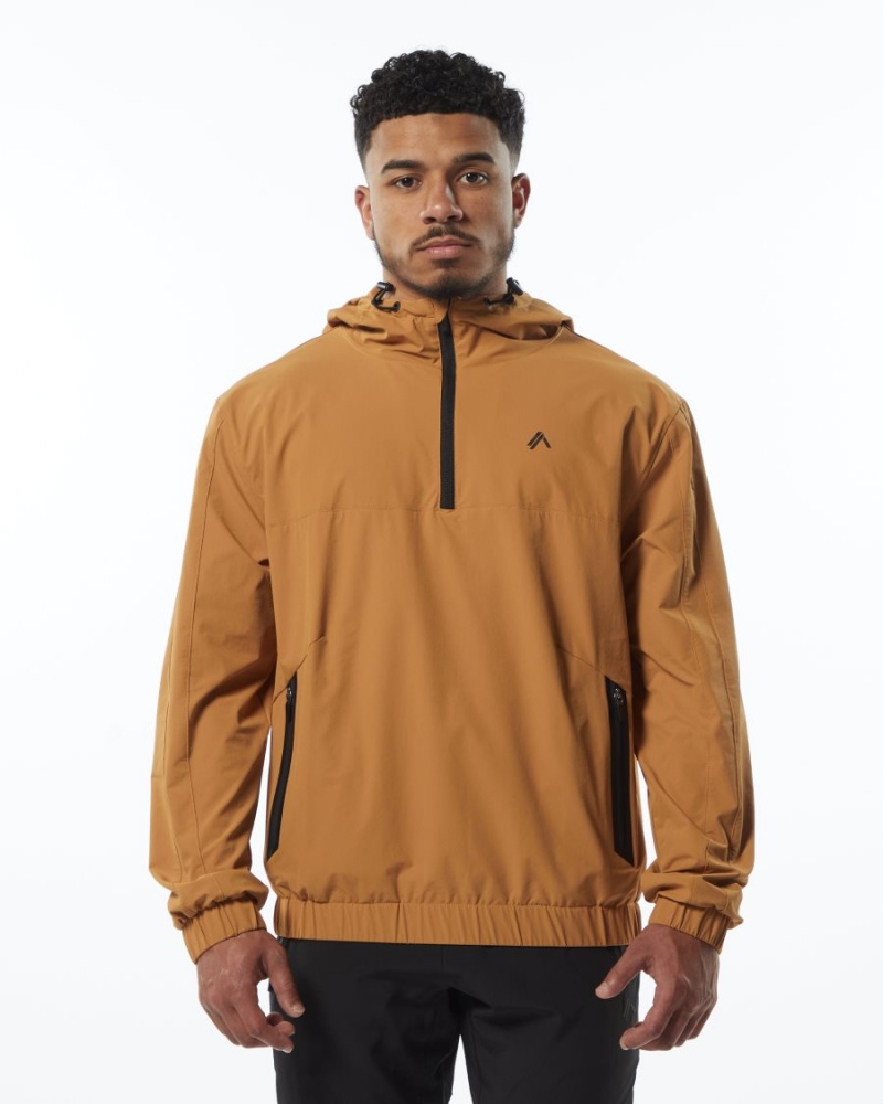 Alphalete Infinity Tech Jacket Jakker Herre Chestnut | NURKIJ-256