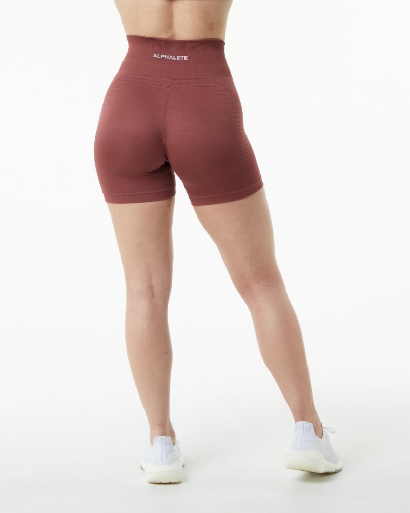 Alphalete Ozone Kort 5.5" Shorts Dame Gingerbread | VNIXJM-483