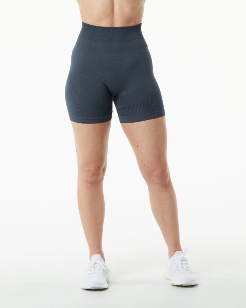 Alphalete Ozone Kort 5.5" Shorts Dame Carbon | EHMNFJ-934