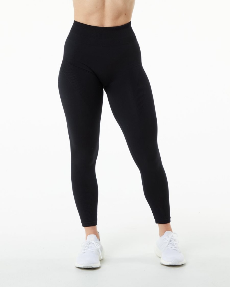 Alphalete Ozone Legging Leggings Dame Svarte | VHLWMS-549